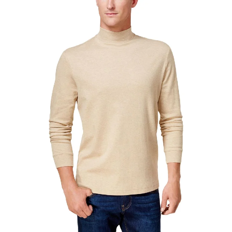 Exclusive Preview Club Room Mens Cotton Turtleneck T-Shirt