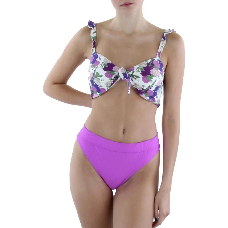 Seasonal Sale Dippin' Daisy's Womens Countess Reversible Ruffled Bikini Swim Top