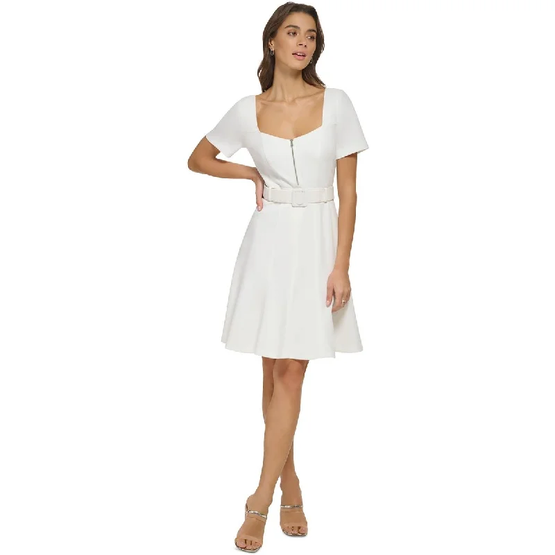 Today’s Deal DKNY Womens Crepe  Fit & Flare Dress