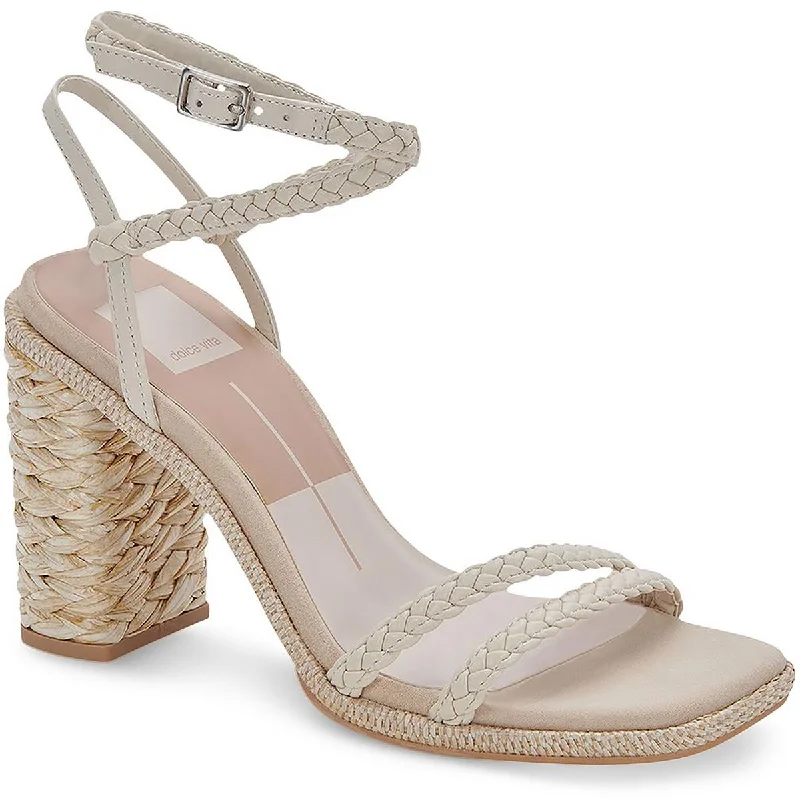 Final Markdown Dolce Vita Womens Oro Ankle Strap Heeled Espadrilles