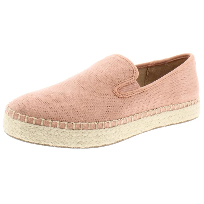 Savings Spectacular Dr. Scholl's Shoes Womens Far Out Faux Suede Slip On Espadrilles