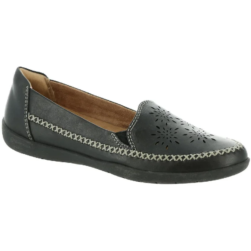 Friends and Family Sale Earth Origins Womens Freya Leather Memory Foam Slip-On Shoes