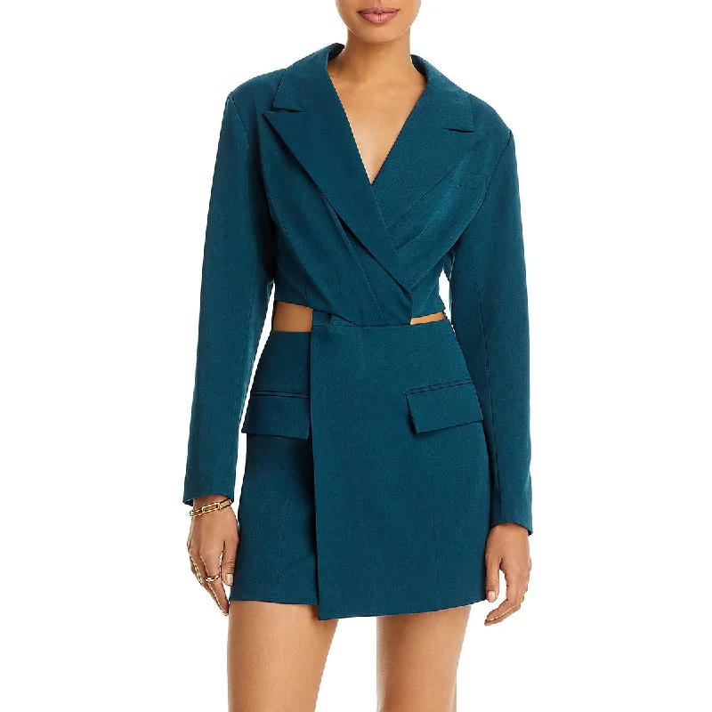 Special Discount Fore Womens Blazer Short Mini Dress