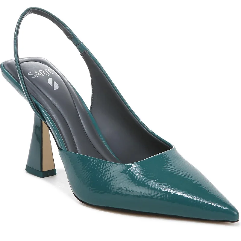 Bargain Bin Franco Sarto Womens Arina Metallic Pointed Toe D'Orsay Heels