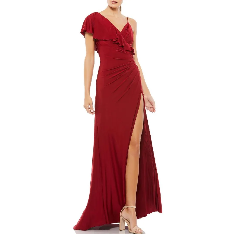 The Best Prices Ieena for Mac Duggal Womens One Shoulder Maxi Evening Dress
