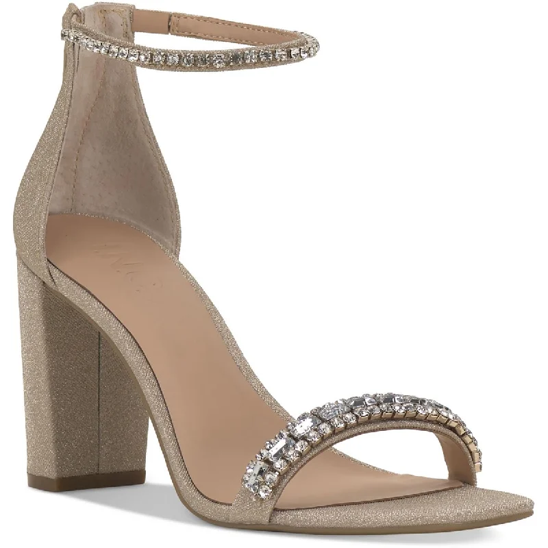 Online Only INC Womens Lana Rhinestone Glitter Heels