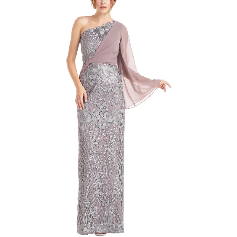 Savings Galore JS Collections Womens Embroidered Maxi Evening Dress