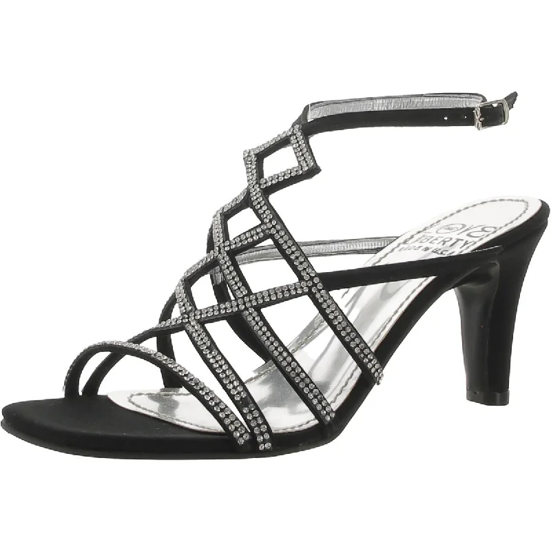 Online Specials Love & Liberty Womens Embellished Strappy Heels