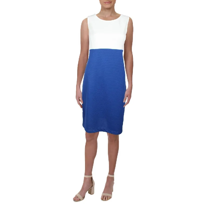 Deal Mania NY Collection Womens Petites Knit Sleeveless Shift Dress