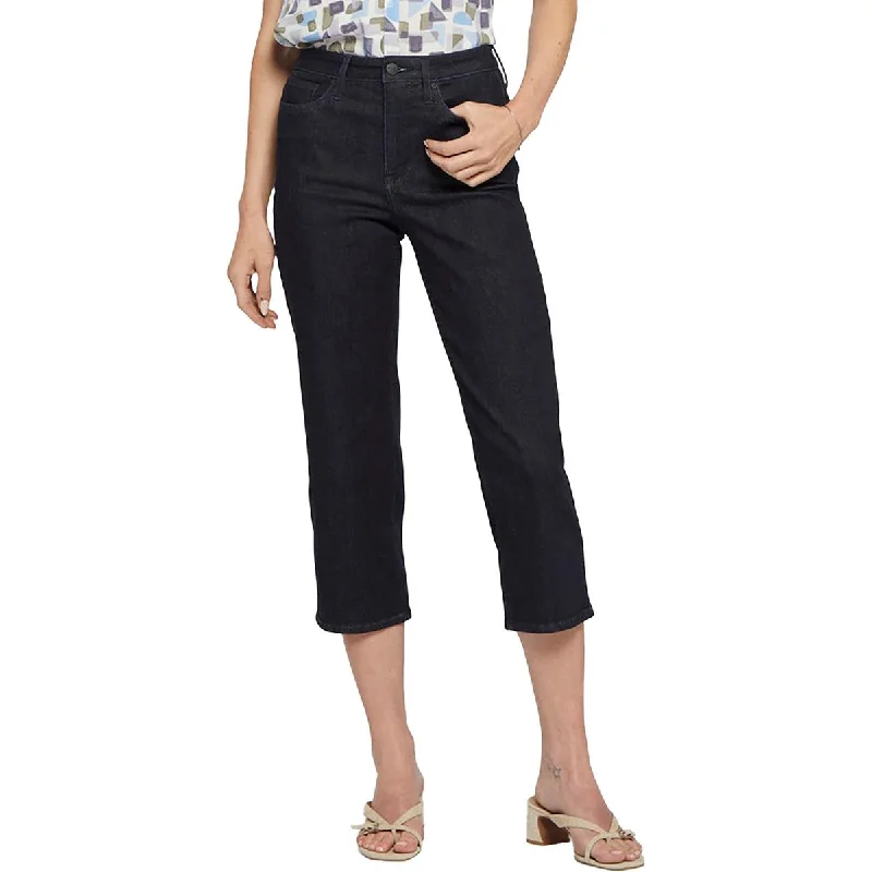 Lowest Price NYDJ Womens Joni High Rise Relaxed Capri Jeans