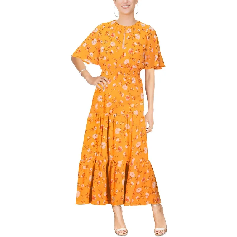 Price Break Rachel Rachel Roy Womens Chiffon Smocked Maxi Dress