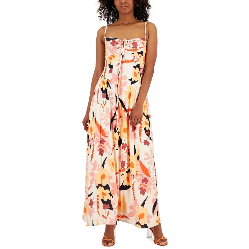 Crazy Deals Rachel Rachel Roy Womens Floral Print  Maxi Dress