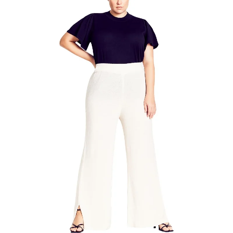 Bargain Prices REFINITY Womens Split Hem Long Wide Leg Pants