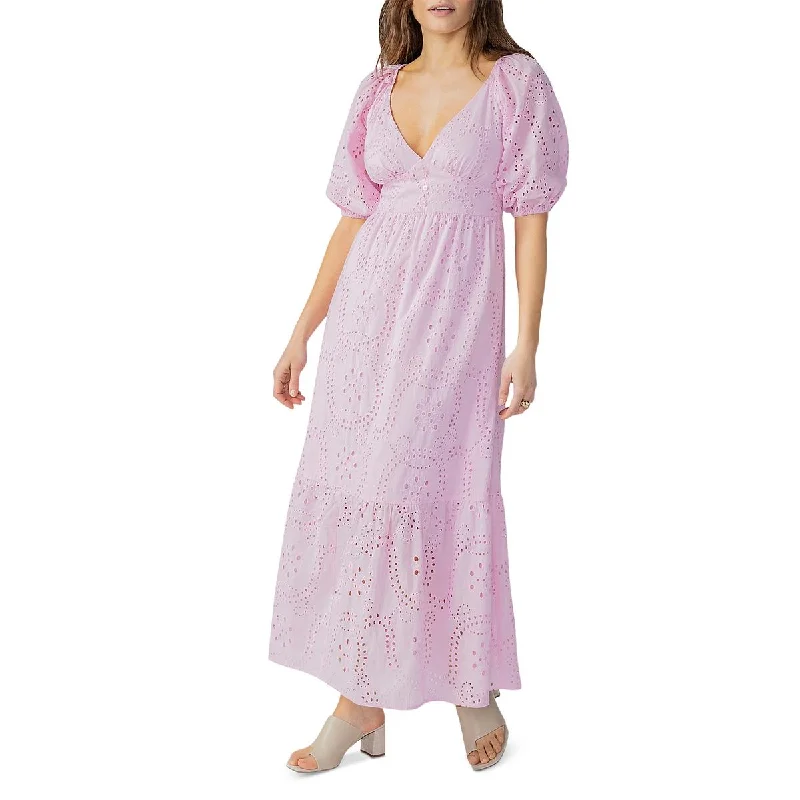 Exclusive Offers Sanctuary Womens Cotton Eyelet Maxi Dress