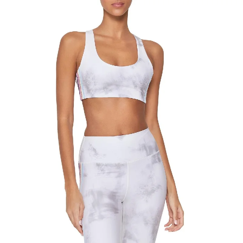 Holiday Sale Spiritual Gangster Womens Studio Sports Metallic Yoga Sports Bra