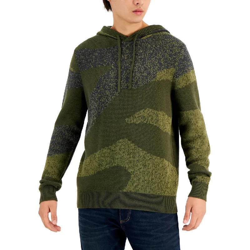 Today’s Special Sun + Stone Mens Cotton Camo Hoodie