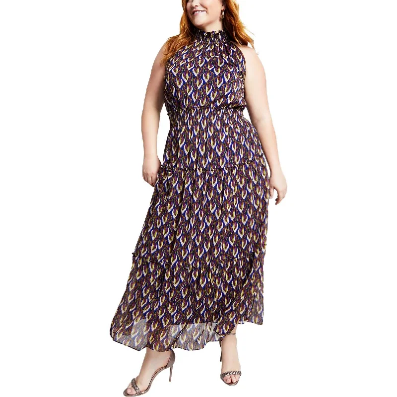 Super Sale Taylor Womens Plus Tiered  Maxi Dress
