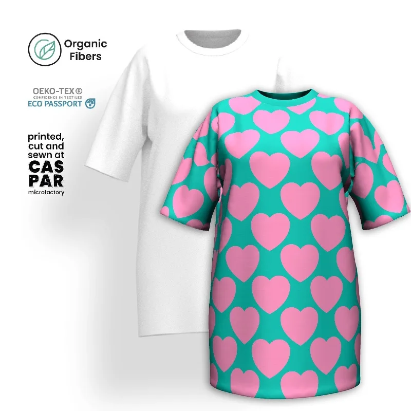 Lowest Price ELLIE LOVE pink mint - T-shirt dress (organic cotton)