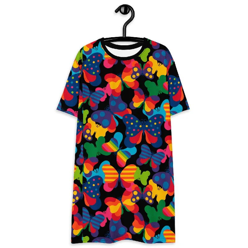 Hurry In FLYRAVE black - T-shirt dress