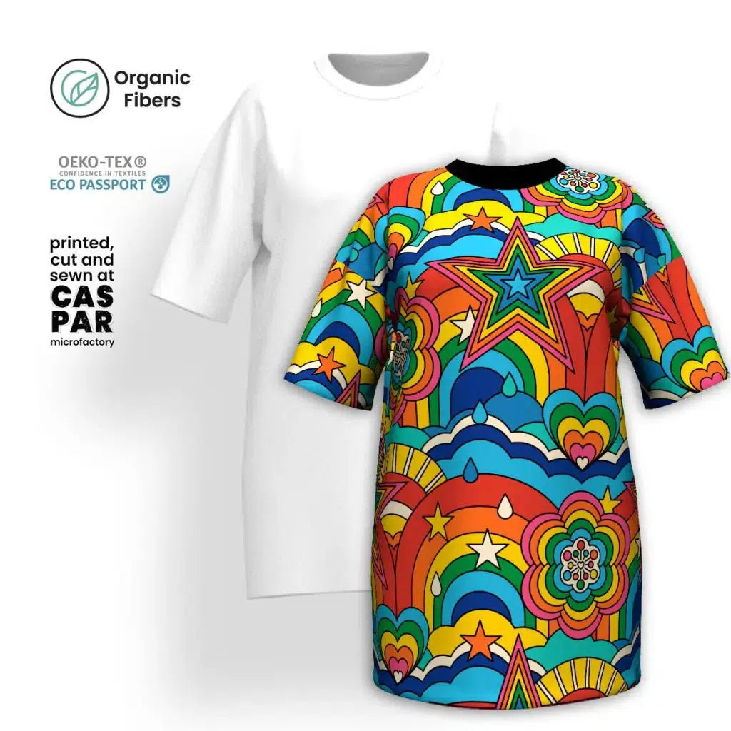 Must-Have Deals RAINBOW RAVE - T-shirt dress (organic cotton)