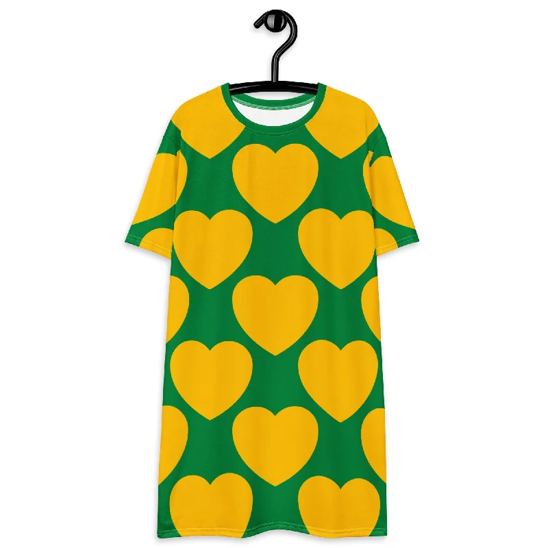 Amazing Deals ELLIE LOVE yellow green - T-shirt dress