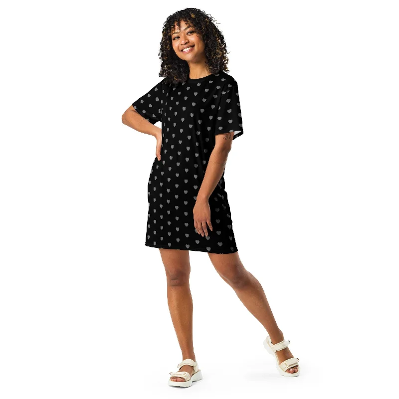 Epic Deals T-shirt dress - HERTTAHOUND HEARTS grey