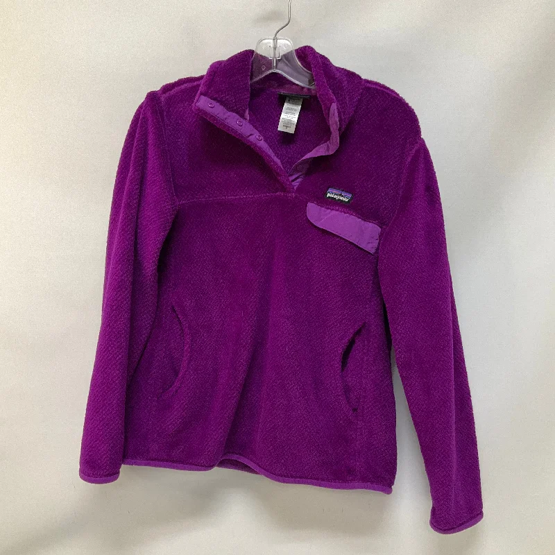 Price Drop Athletic Fleece By Patagonia In Purple, Size: M