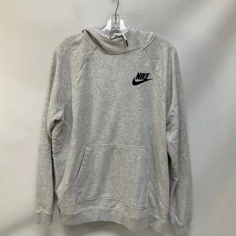 Stock Up and Save Athletic Sweatshirt Hoodie By Nike Apparel In Grey, Size: Xl