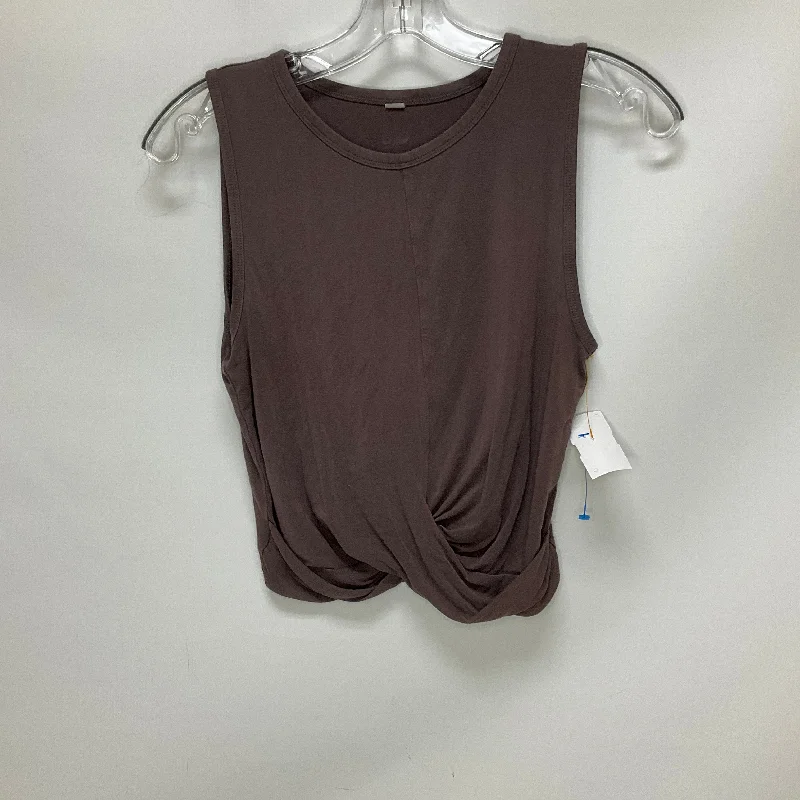 New Markdowns Athletic Tank Top By Alo In Taupe, Size: S