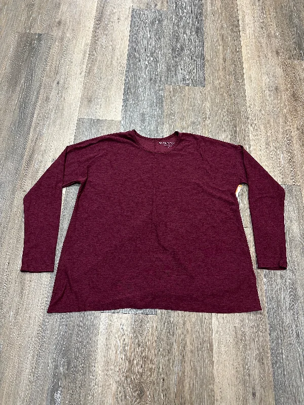 Limited Time Offer Athletic Top Long Sleeve Collar By Beyond Yoga In Red, Size: S