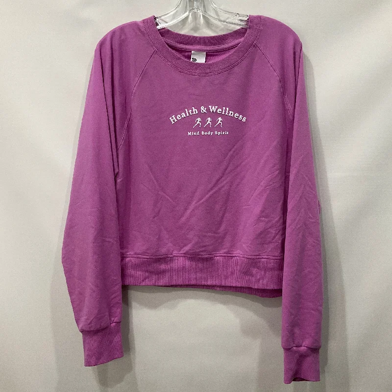 Final Clearance Athletic Top Long Sleeve Crewneck By All In Motion  Size: L