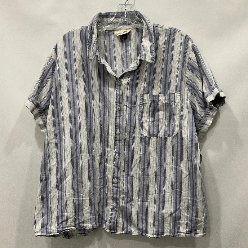 Deep Discounts Blouse Short Sleeve By Universal Thread  Size: Xxl