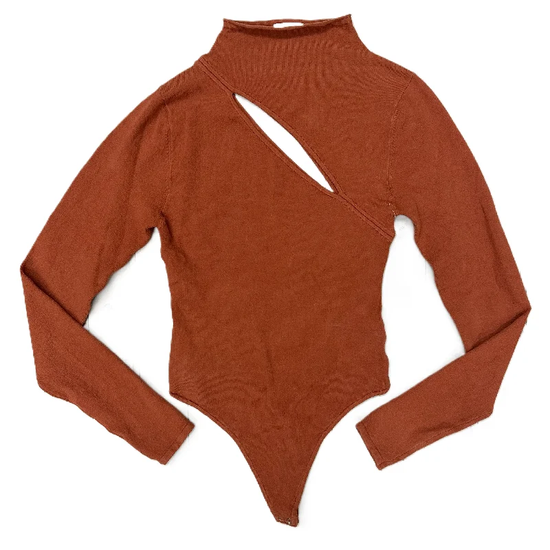 Can't Miss Bodysuit By Good American In Orange, Size: S