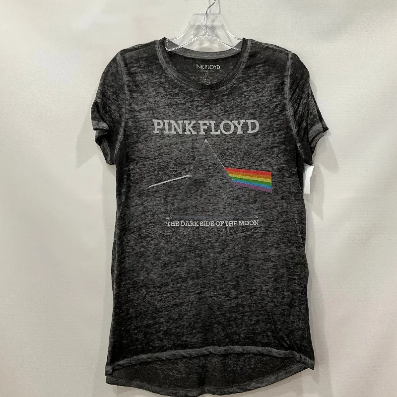 Deal of the Day Charcoal Top Short Sleeve PINK FLOYD, Size M