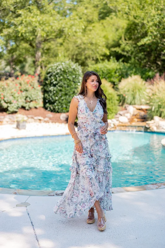 Unbeatable Prices Blooming Season Floral Maxi Dress