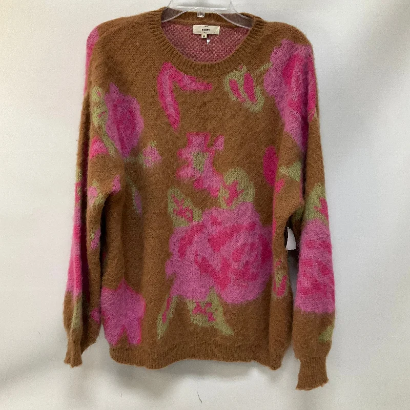Limited Quantity Sweater By Entro In Floral Print, Size: M