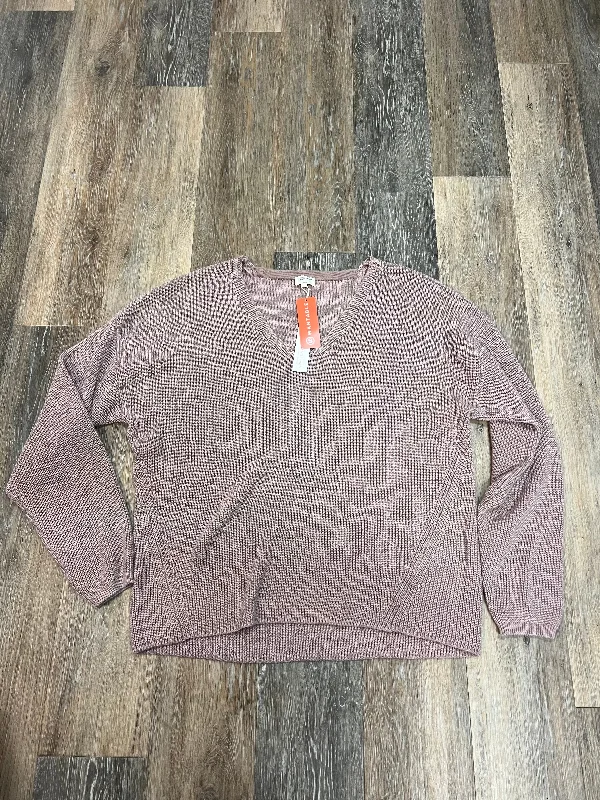 Referral Discount Sweater By Gentle Fawn In Mauve, Size: 2x