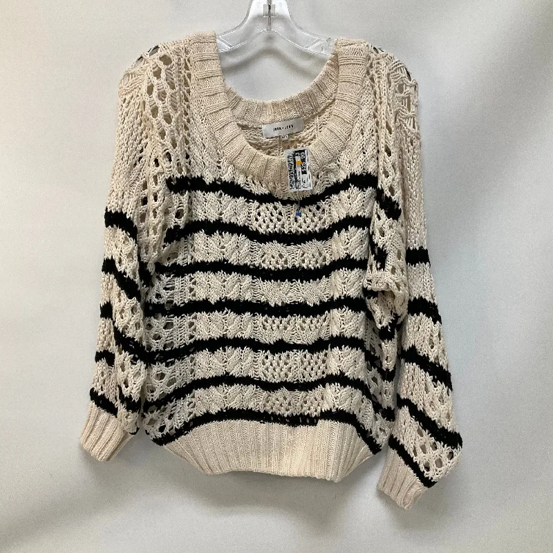 Special Savings Sweater By John + Jenn In Striped Pattern, Size: Xs