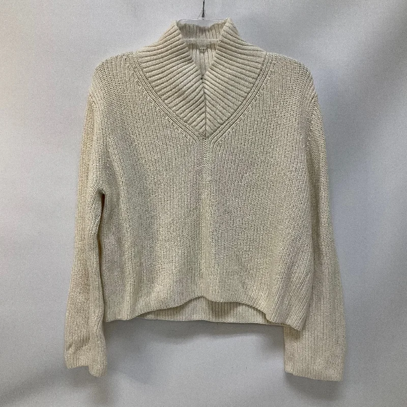 Savings Galore Sweater By Massimo Dutti In Cream, Size: S