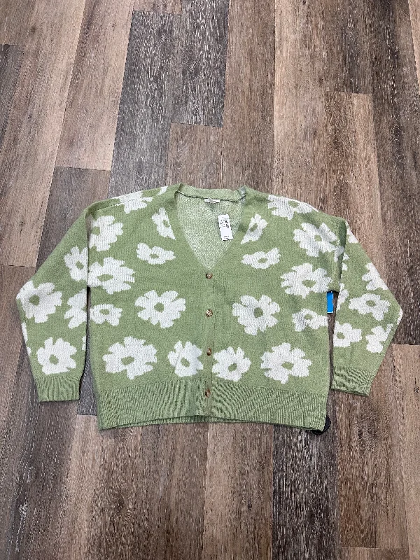 Members Only Sweater Cardigan By Maurices In Green, Size: Xl