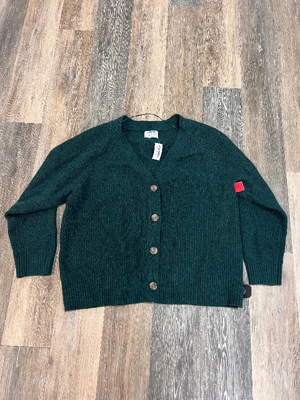 Price Fest Sweater Cardigan By Old Navy In Teal, Size: 3x