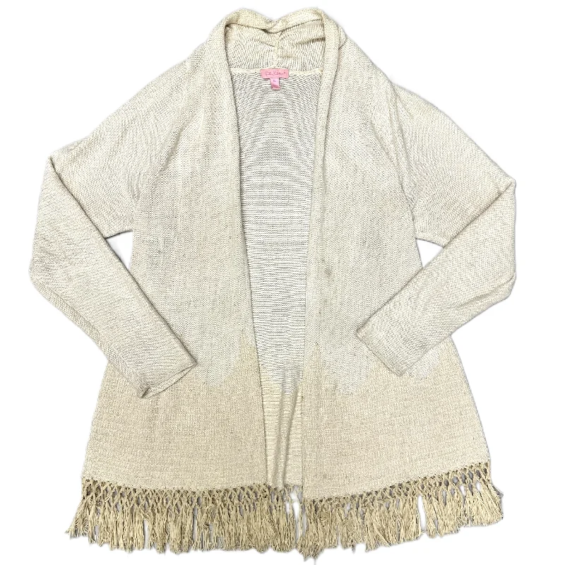 Buy More, Save More Sweater Cardigan Designer By Lilly Pulitzer In Cream, Size: Xl