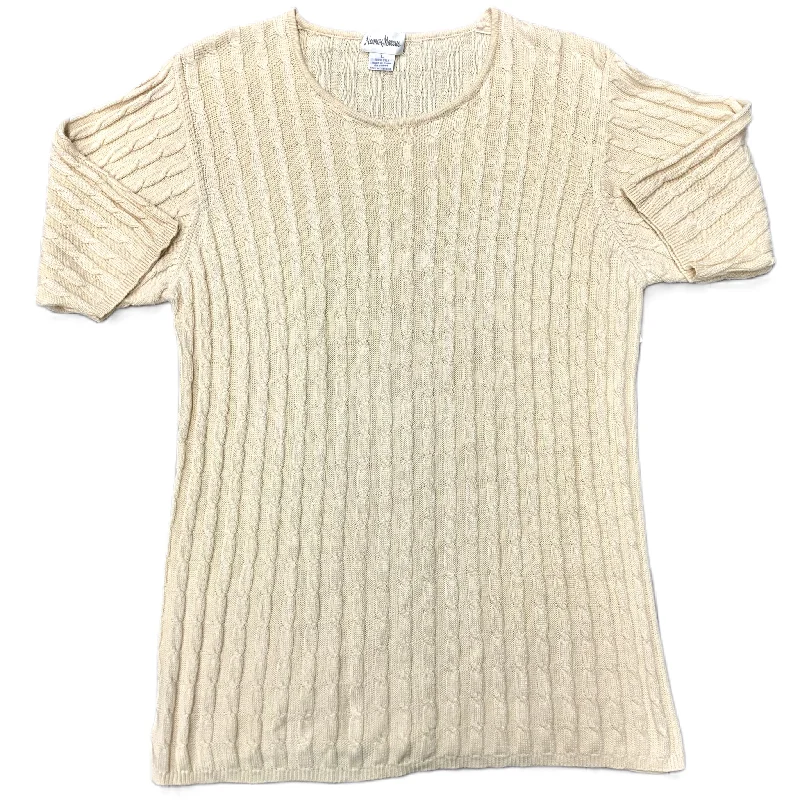 Mega Deal Sweater Designer By Neiman Marcus In Cream, Size: L