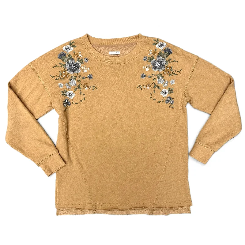 Special Promotion Sweatshirt Crewneck By American Eagle In Tan, Size: S