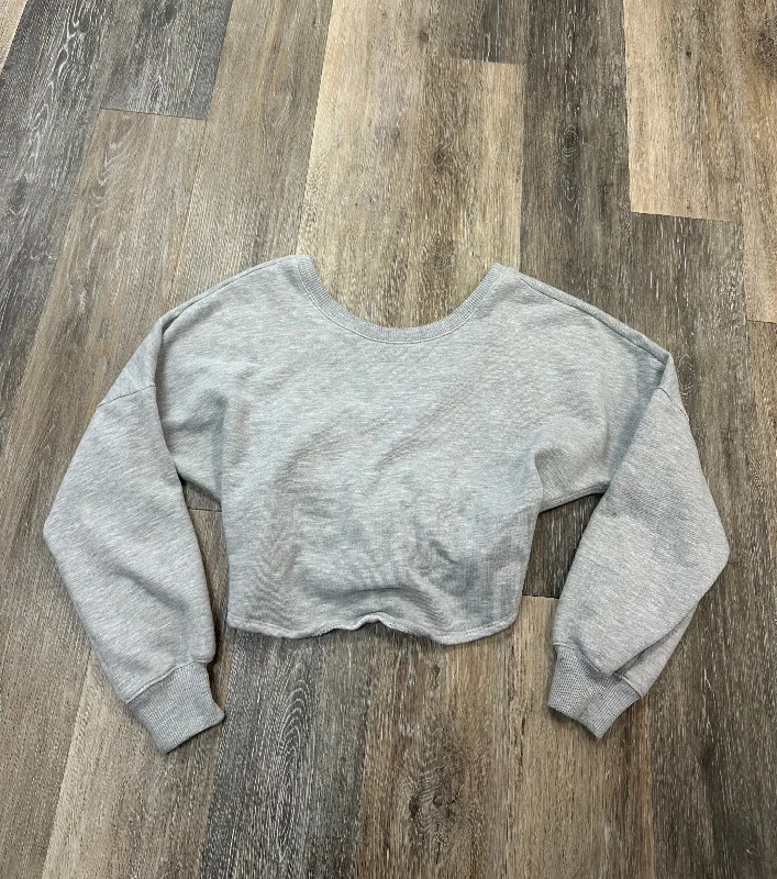 While Supplies Last Sweatshirt Crewneck By Free People In Grey, Size: L