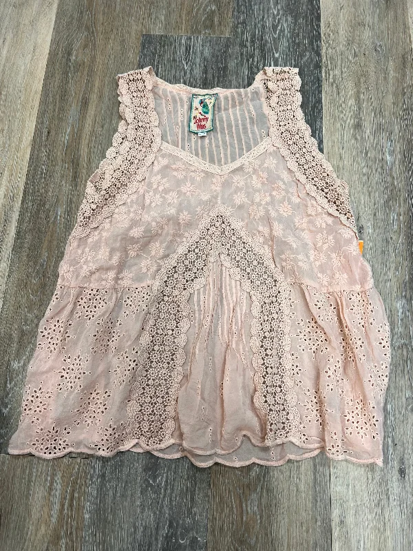 Deal Frenzy Tank Top By Johnny Was In Pink, Size: Xs