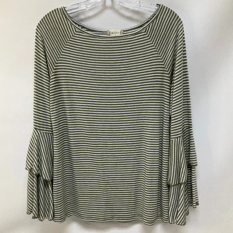 Don't Wait Top Long Sleeve By Altard State In Striped Pattern, Size: S