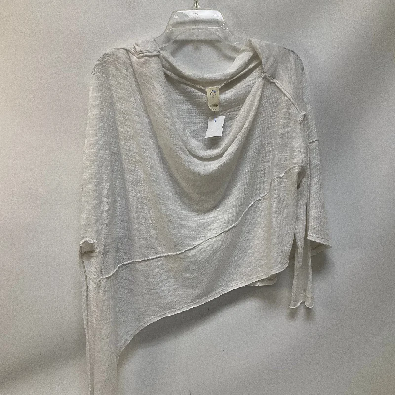 Unmissable Offer Top Long Sleeve By Free People In White, Size: S