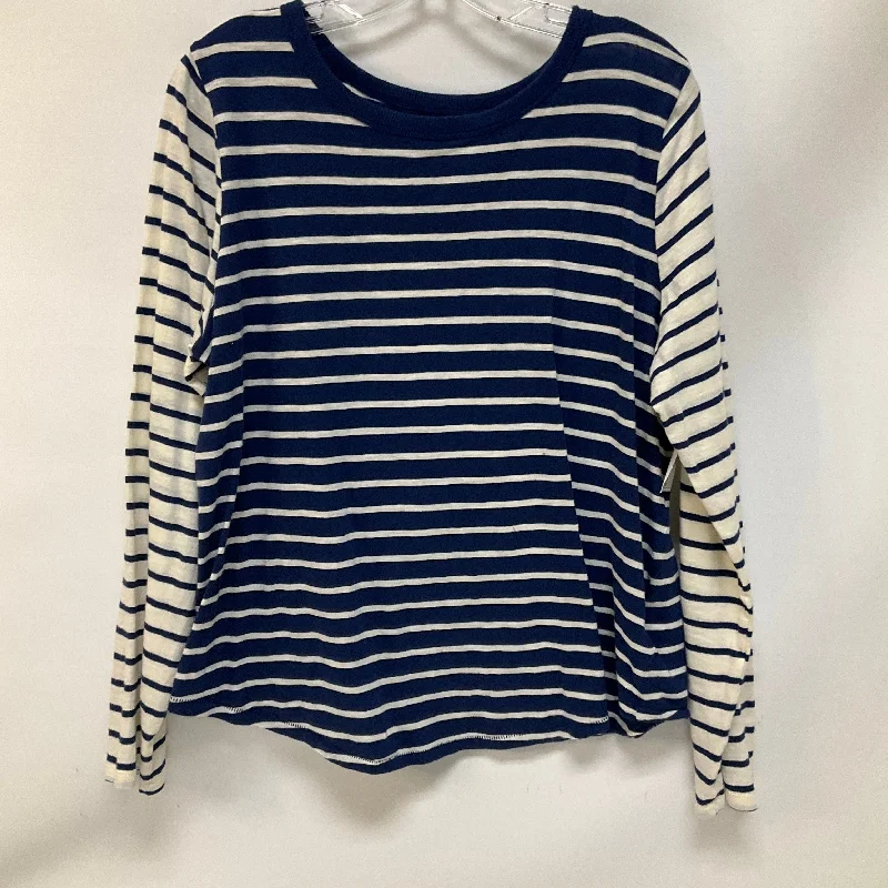 While Supplies Last Top Long Sleeve By Madewell In Striped Pattern, Size: Xl