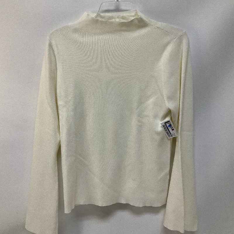 One-DAY Sale Top Long Sleeve By Maeve In Cream, Size: Xl